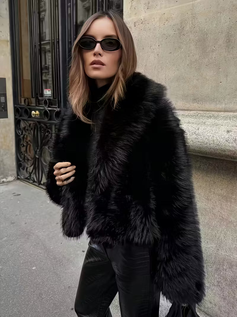 Manteau Fourrure Luxe