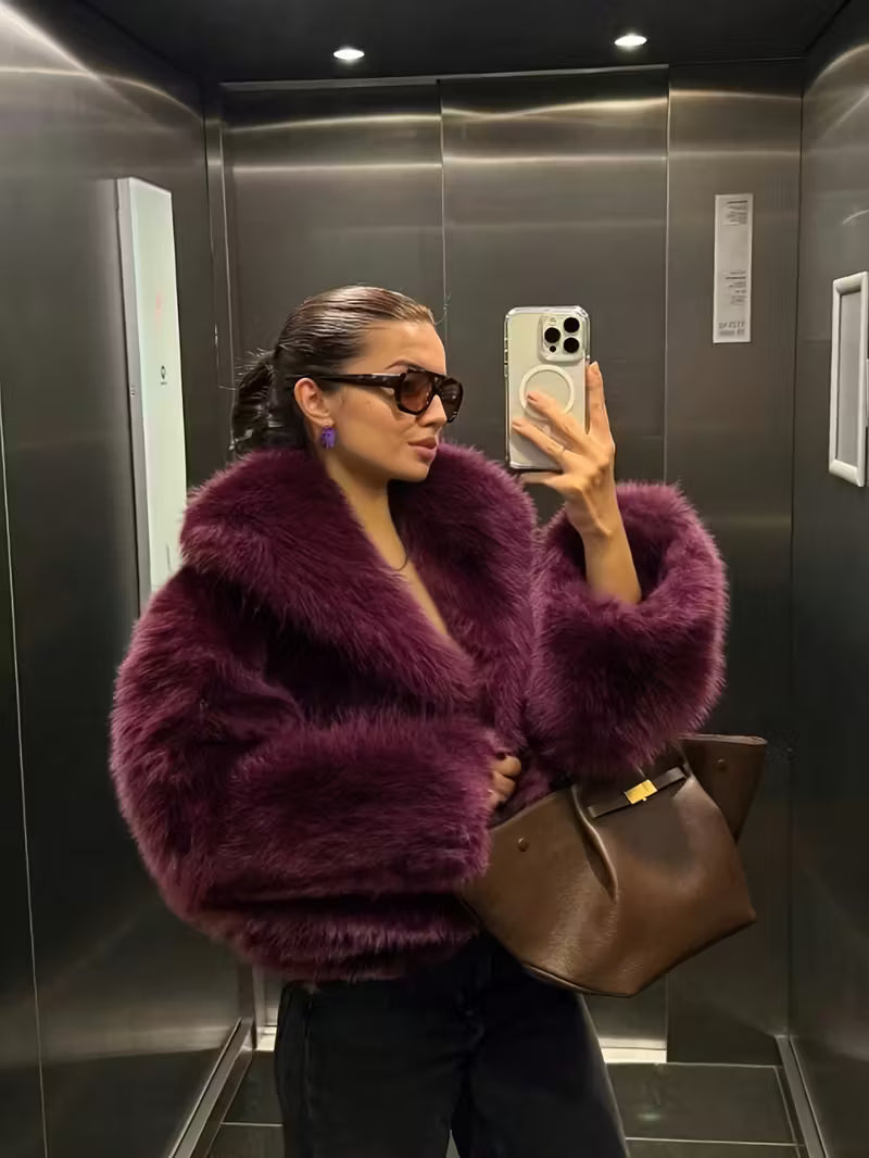 Manteau Fourrure Luxe