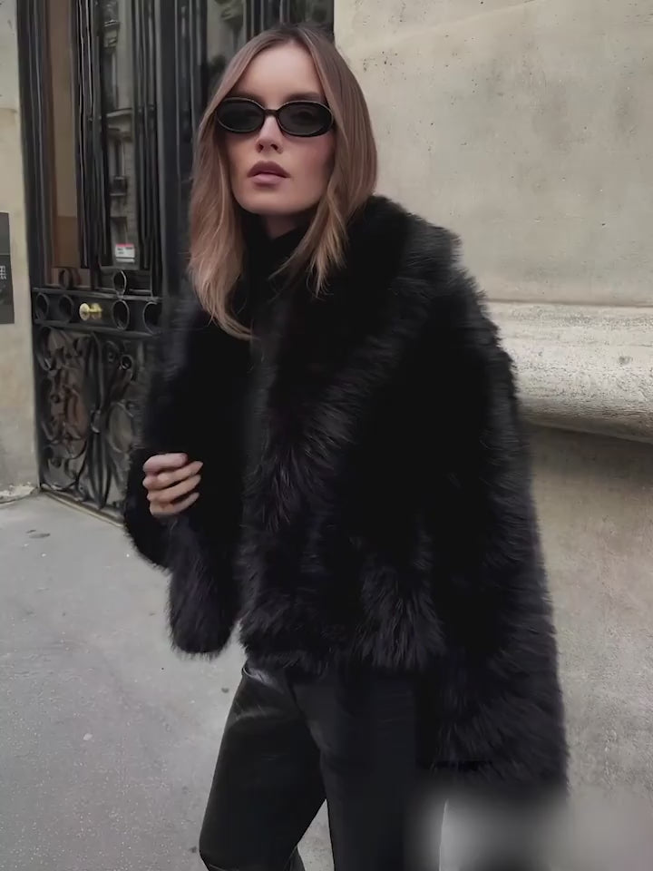 Manteau Fourrure Luxe